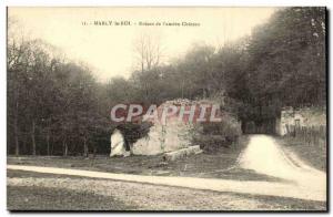 Old Postcard Marly Le Roi From Ruins & # 39Ancien Chateau