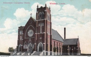 WINDSOR, Ontario, Canada, 1900-1910's; Immaculate Conception Church