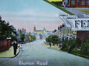 Staffordshire Stoke FENTON 5 Image Multiview - Old Postcard by W Shaw of Burslem