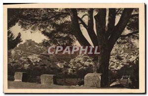 Old Postcard Landscapes and stones Provence Overview Baux