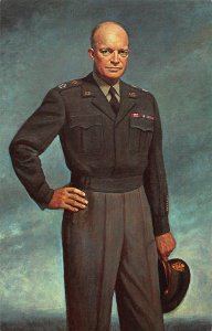 General of the Army, Dwight D. Eisenhower, Vintage Postcard, Unused