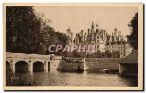 Old Postcard La Douce France Chateaux De La Loire Chateau Chambord