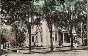 Newport New Hampshire Residence of W.F. Richards NH 1910 Postcard Z21