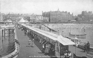 BR58211 brighton pier and front from pavilion   uk