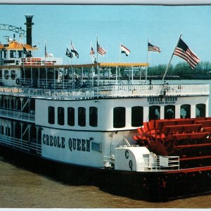 c1980s New Orleans PA Creole Queen Chrome Photo Steamer Paddle Sternwheeler A215