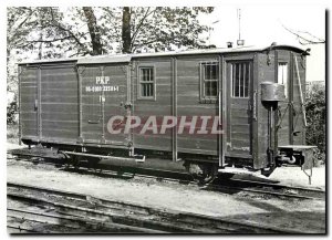 Modern Postcard Van in Lisewo station