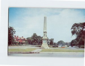 Postcard Monument Square Swampscott Massachusetts USA
