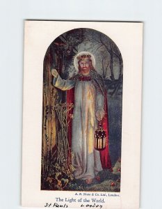 Postcard The Light of the World By Holman Hunt, St. Paul's, London, England