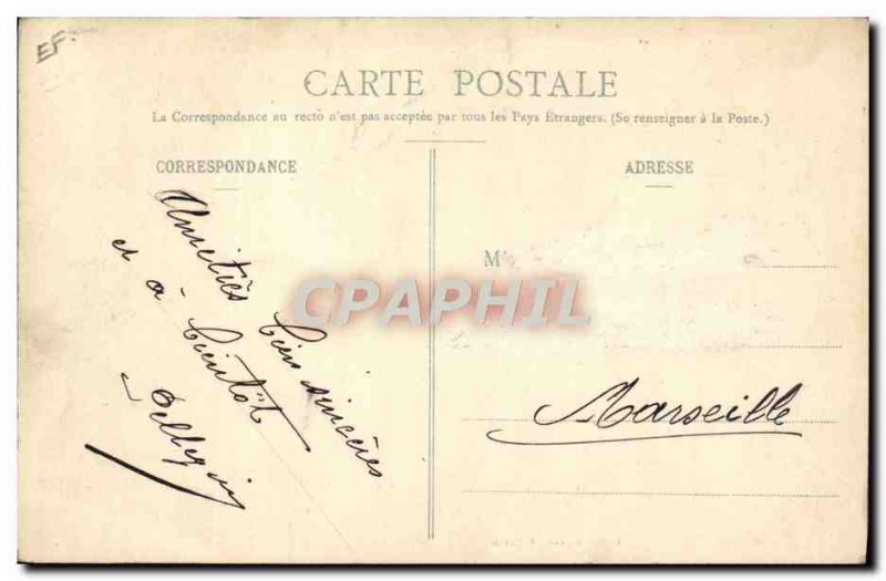 Postcard Old Pottery Ceramic Vallauris pottery factory's drying