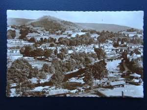 Wales LLANGOLLEN from Barber's Hill c1937 RP Postcard by Valentine W1388