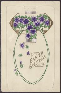 Easter Greetings,Flowers