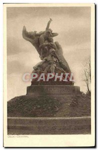 Old Postcard Douai Denkmal