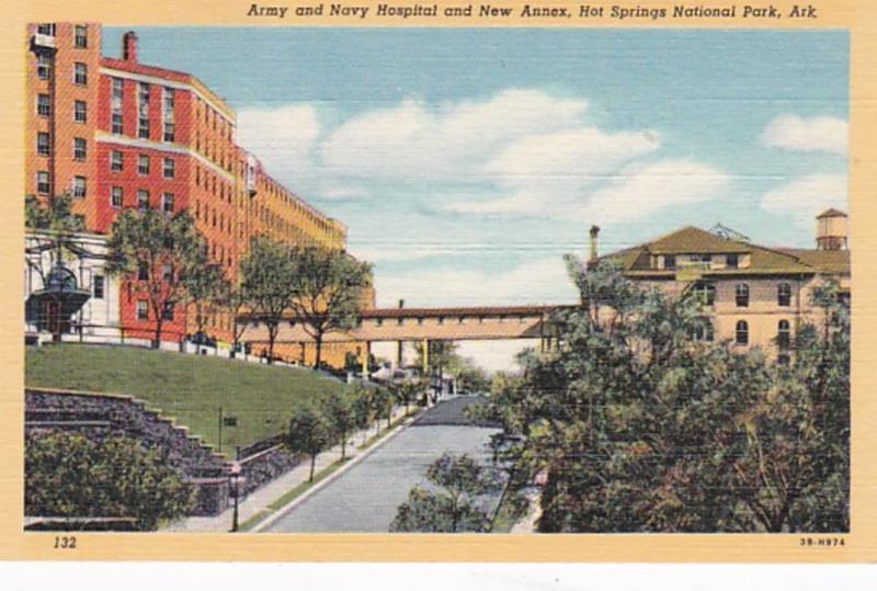 Arkansas Hot Springs Army and Navy Hospital and New Annex Curteich