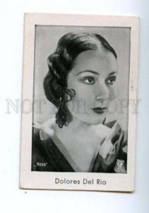 145295 Dolores Del RIO MOVIE Star Old CIGARETTE card JOSETTI