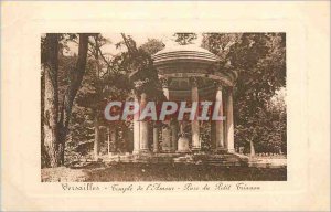 Postcard Old Versailles Temple of Love Park Petit Trianon