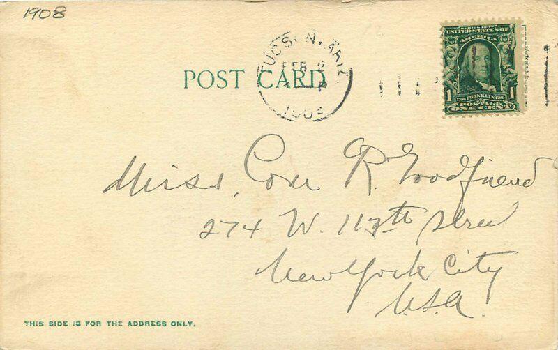 Corbett Mexican Hut Tucson Arizona 1908 Postcard undivided 5650