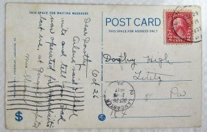 1937 VINTAGE POSTCARD Y.W.C.A. LANCASTER PA