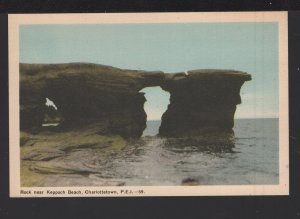 Canada PEI Rock near Keppoch Beach Pub by PECO ~ WB