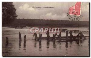 Saint Fargeau Postcard Old Lock