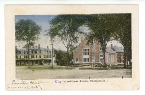 NH - Winchester. Town Hall, Conant Library & Prentice House