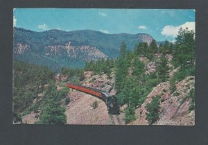 Post Card Denver & Rio Grando Narrow Gauge Passenger Train The Vanish Haul Used-