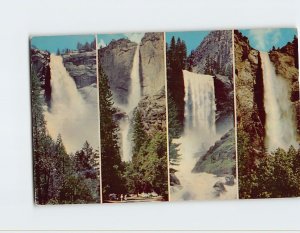 Postcard The Four Falls Yosemite National Park California USA