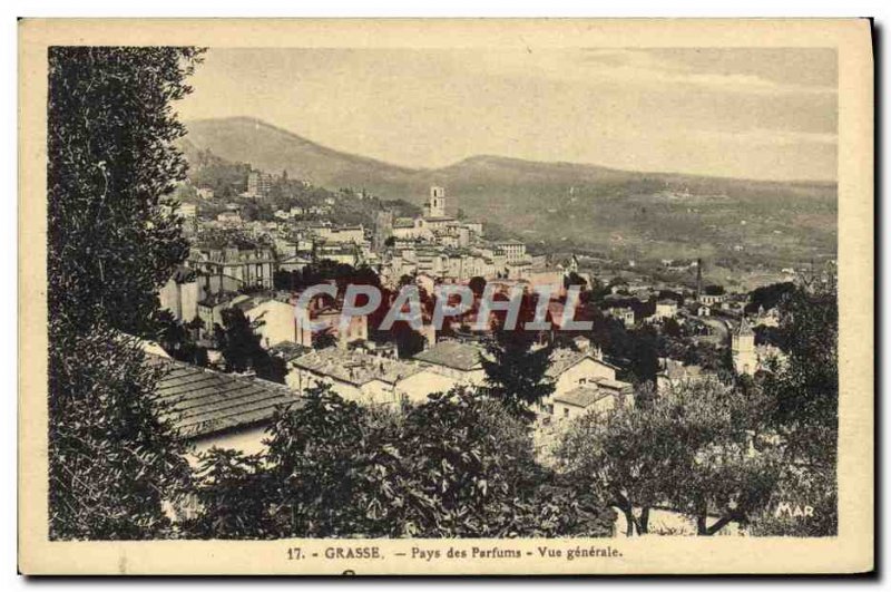 Old Postcard Grasse Country Of Perfums Vue Generale