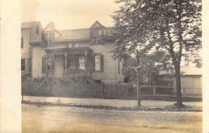 c.'08, Quincy IL, Real Photo, Residence at 612 Ohio, Old Postcard