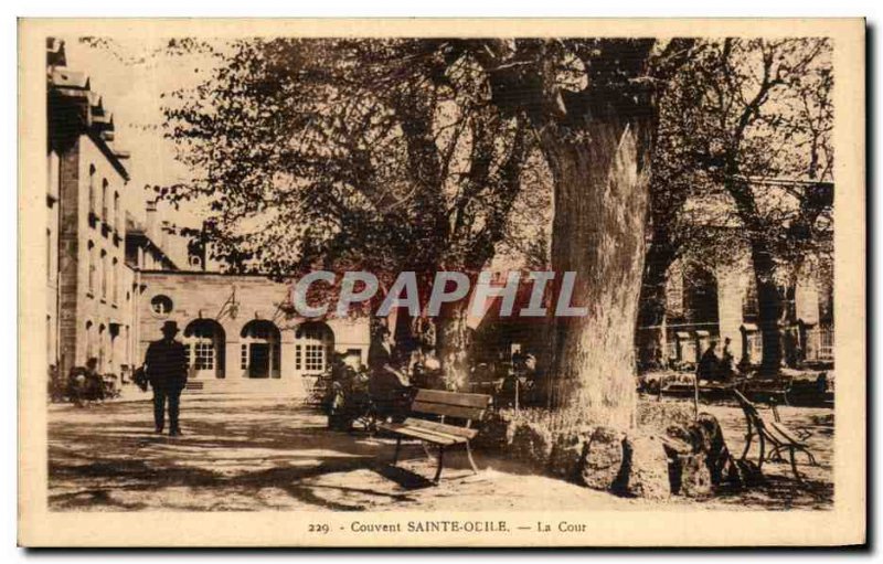 Postcard Old Sainte Odile Convent Court