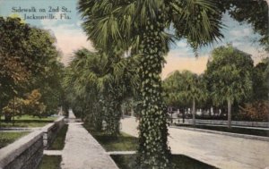 Florida Jacksonville Sidewalk On 2nd Street