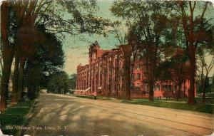 Utica New York~The Obliston Flats~Apartment House~1910 Postcard