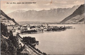 Austria Zell am See Gegen Das Steinerne Meer Vintage Postcard C137