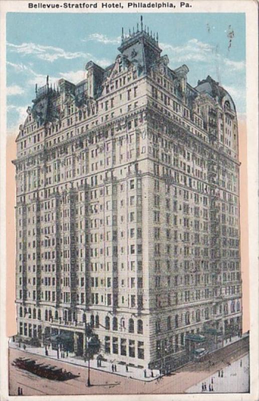 Pennsylvania Philadelphia Bellevue Stratford Hotel 1920