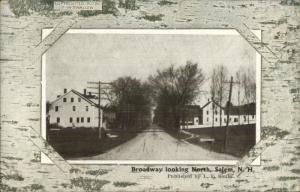 Salem NH Broadway c1910 Postcard