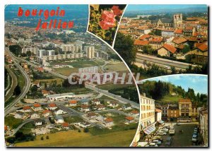 Postcard Modern Bourgoin Jallieu Isere