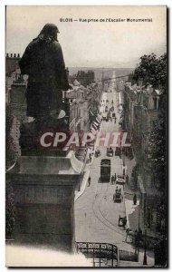Old Postcard Blois View from the & # monumental 39escalier