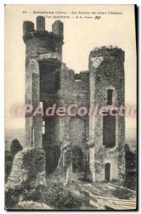 Postcard Ancient Ruins Bressieux Du Vieux Chateau View Interieure