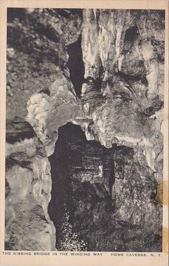 The Kissing Bridge In The Winding Way Howe Caverns New York Albertype 1934