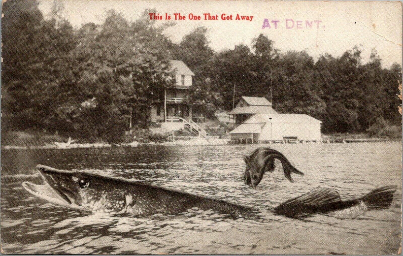 Dent MN (OH?) Exaggerated Fish That Got AwayTenter Lake? Great Miami