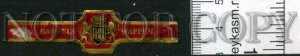 500023 HANDELS WAPPEN Flor Fina Vintage embossed cigar label