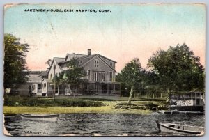 K44/ East Hampton Connecticut Postcard c1910 Lake View House 363