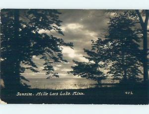 Pre-1949 rppc MILLE LACS LAKE Vineland & Isle & Garrison Minnesota MN HM3314