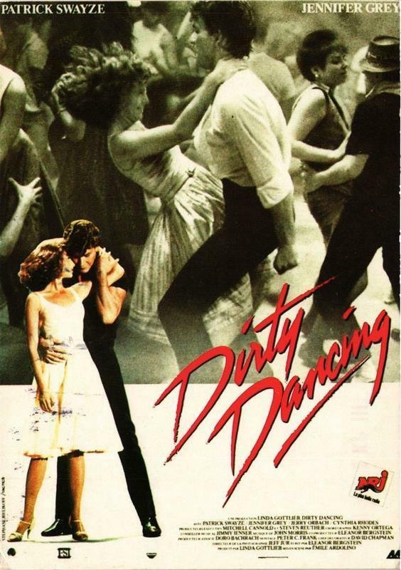 CPM AK Dirty Dancing Patrick Swayze&Jennifer Grey CINEMA FILM (781025)