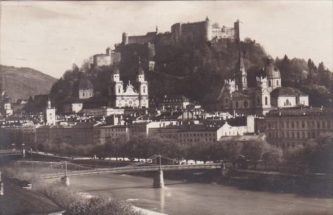 Austria Salzburg Panorama 1931 Real Photo