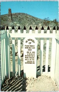 Postcard - Grave Of Frank Bowles - Tombstone, Arizona