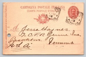 1907  Italy  Postal Card   Postcard