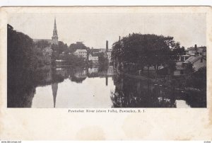 PAWTUCKET , Rhode Island , 1901-07 ; Pawtucket River above Falls