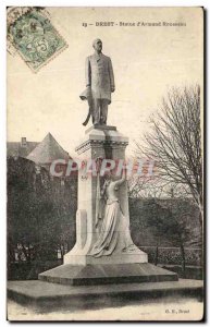Postcard Statue of Old Brest Armand Rousseau