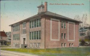 Leechburg PA High School c1910 Postcard