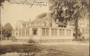 Rockland Maine ME The Copper Kettle c1920 Real Photo Postcard